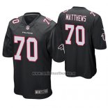 Camiseta NFL Game Atlanta Falcons Jake Matthews Negro