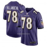 Camiseta NFL Game Baltimore Ravens Alejandro Villanueva Violeta