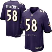 Camiseta NFL Game Baltimore Ravens Dumervil Violeta