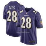 Camiseta NFL Game Baltimore Ravens Mike Davis Violeta