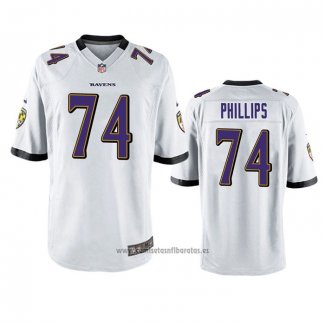 Camiseta NFL Game Baltimore Ravens Tyre Phillips Blanco