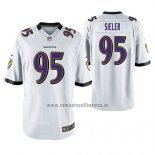 Camiseta NFL Game Baltimore Ravens Zach Sieler Blanco