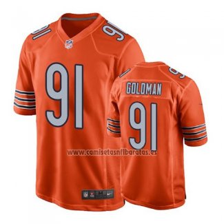 Camiseta NFL Game Chicago Bears Eddie Goldman Naranja Alternate