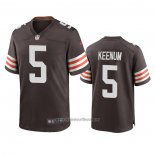 Camiseta NFL Game Cleveland Browns Case Keenum Marron