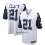 Camiseta NFL Game Dallas Cowboys Ezekiel Elliott Alterno Blanco