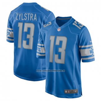 Camiseta NFL Game Detroit Lions Brandon Zylstra Primera Azul