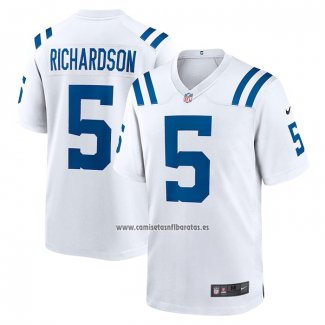 Camiseta NFL Game Indianapolis Colts Anthony Richardson 2023 NFL Draft First Round Pick Blanco