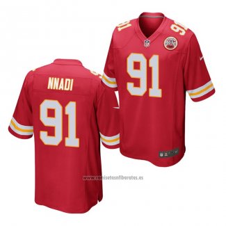 Camiseta NFL Game Kansas City Chiefs Derrick Nnadi Rojo