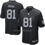 Camiseta NFL Game Las Vegas Raiders Brown Negro