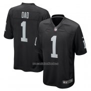 Camiseta NFL Game Las Vegas Raiders Number 1 Dad Negro