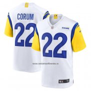 Camiseta NFL Game Los Angeles Rams Blake Corum Blanco