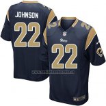 Camiseta NFL Game Los Angeles Rams Johnson Negro