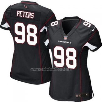 Camiseta NFL Game Mujer Arizona Cardinals Peters Negro