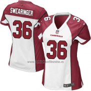 Camiseta NFL Game Mujer Arizona Cardinals Swearinger Blanco Rojo