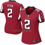 Camiseta NFL Game Mujer Atlanta Falcons Ryan Rojo