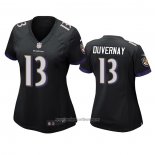 Camiseta NFL Game Mujer Baltimore Ravens Devin Duvernay Negro