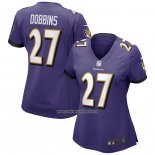 Camiseta NFL Game Mujer Baltimore Ravens J.k. Dobbins Violeta