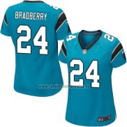 Camiseta NFL Game Mujer Carolina Panthers Bradberry Azul