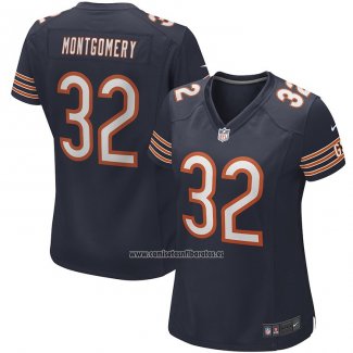 Camiseta NFL Game Mujer Chicago Bears David Montgomery Azul