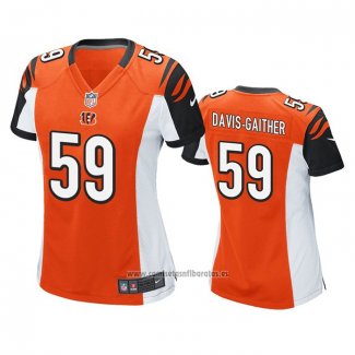 Camiseta NFL Game Mujer Cincinnati Bengals Akeem Davis Gaither Naranja