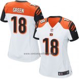 Camiseta NFL Game Mujer Cincinnati Bengals Green Blanco