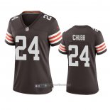 Camiseta NFL Game Mujer Cleveland Browns Nick Chubb 2020 Marron