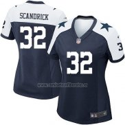 Camiseta NFL Game Mujer Dallas Cowboys Scandrick Azul Blanco