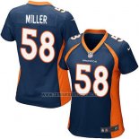 Camiseta NFL Game Mujer Denver Broncos Miller Azul