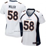 Camiseta NFL Game Mujer Denver Broncos Miller Blanco