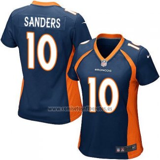 Camiseta NFL Game Mujer Denver Broncos Sanders Azul