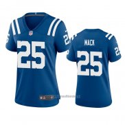 Camiseta NFL Game Mujer Indianapolis Colts Marlon Mack 2020 Azul