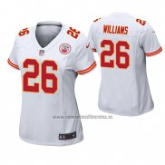 Camiseta NFL Game Mujer Kansas City Chiefs Damien Williams Blanco