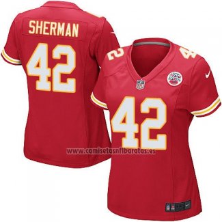 Camiseta NFL Game Mujer Kansas City Chiefs Sherman Rojo