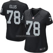 Camiseta NFL Game Mujer Las Vegas Raiders Ellis Negro