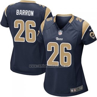 Camiseta NFL Game Mujer Los Angeles Rams Barron Negro