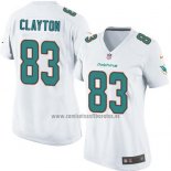 Camiseta NFL Game Mujer Miami Dolphins Clayton Blanco