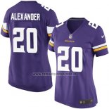 Camiseta NFL Game Mujer Minnesota Vikings Alexander Violeta