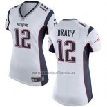 Camiseta NFL Game Mujer New England Patriots Brady Blanco
