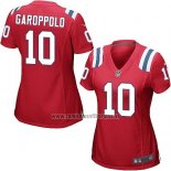 Camiseta NFL Game Mujer New England Patriots Garoppolo Rojo