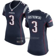 Camiseta NFL Game Mujer New England Patriots Gostkowski Negro