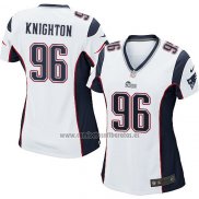 Camiseta NFL Game Mujer New England Patriots Knighton Blanco