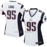 Camiseta NFL Game Mujer New England Patriots Long Blanco