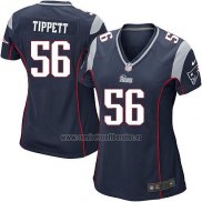 Camiseta NFL Game Mujer New England Patriots Tippett Negro