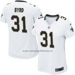 Camiseta NFL Game Mujer New Orleans Saints Byrd Blanco