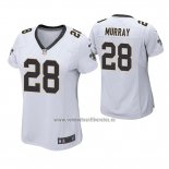 Camiseta NFL Game Mujer New Orleans Saints Latavius Murray Blanco