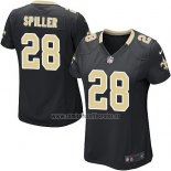 Camiseta NFL Game Mujer New Orleans Saints Spiller Negro