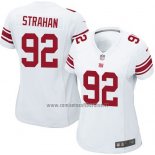 Camiseta NFL Game Mujer New York Giants Strahan Blanco
