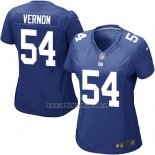Camiseta NFL Game Mujer New York Giants Vernon Azul