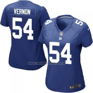 Camiseta NFL Game Mujer New York Giants Vernon Azul