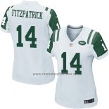Camiseta NFL Game Mujer New York Jets Fitzpatrick Blanco